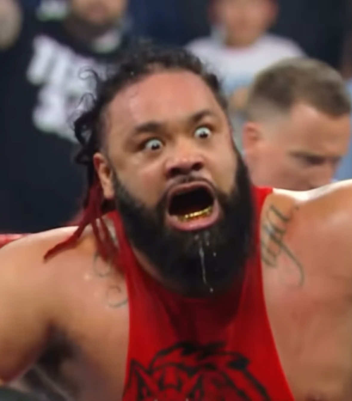 Favourite heel atm 😮‍💨 #jacobfatu #tupac #2pac #WWE #fyp 