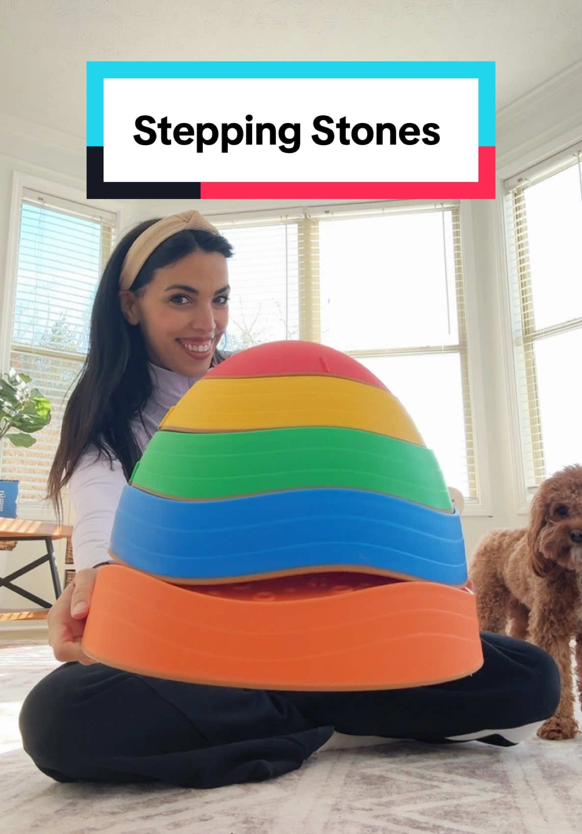 These stepping stones are way more affordable than most! I even got two sets🤭 These are amazing for toddlers and children to learn balance, fine motor skills and imaginative play!!! #steppingstones #playroommusthaves #toddlertoys #toddlertoy #toddleractivities #launchpadleaderboard 