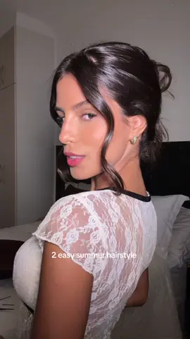 Penteado para o verão! Qual o seu fav?💘 #hairstyle #hair #hairtutorial #cabelo #penteadosfaceis 