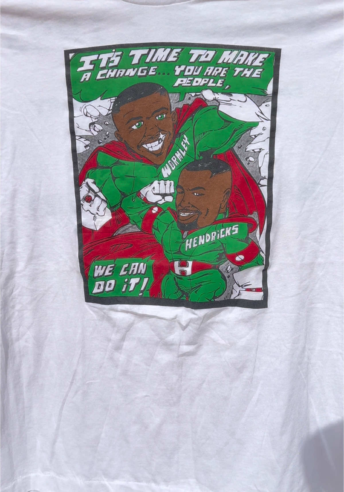 Quick Story time: Recently Thrifted this vintage college campaign tee based off the dope graphics and colors.Little did I know this was actually one of my clients fathers Promo campaign Tee from 1993 in pristine shape! I was able to connect the dots and get this piece of history back into the hands of the family.Moments like this make it all worth it. #fyp #secondhand #thrifted #tempofinds 