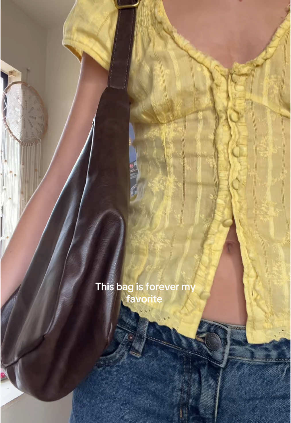 My best tiktok find by far 😌👏💕 #bag #purse #bags #brownbag #leatherbag #whatsinmybag #crossbodybag #downtowngirl 