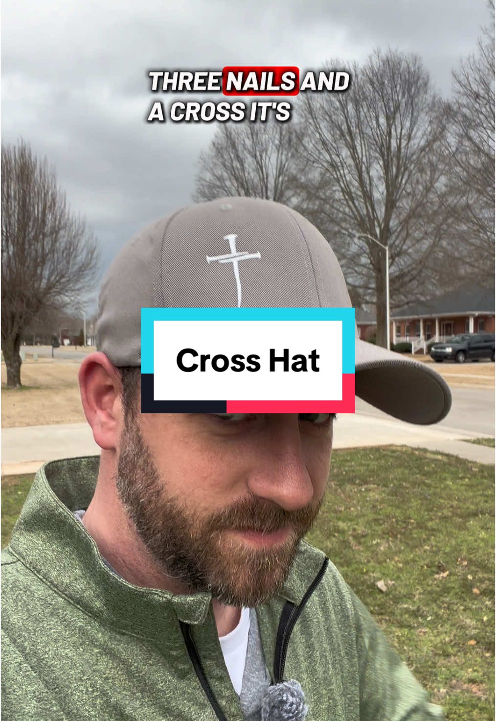Three nails and a cross hat #hat #faith #jesus #hats #cross #tiktokshopcreatorpicks #ttslevelup #goalcrusher 