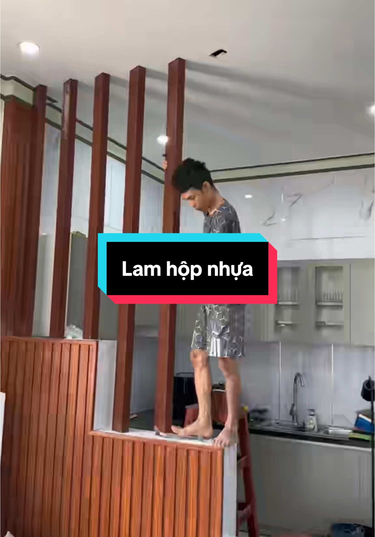 Hướng dẫn thi công lam hộp trong nhà cực kỳ hữu ích 👍👍 #lamhopnhua #xuhuong #vairal 