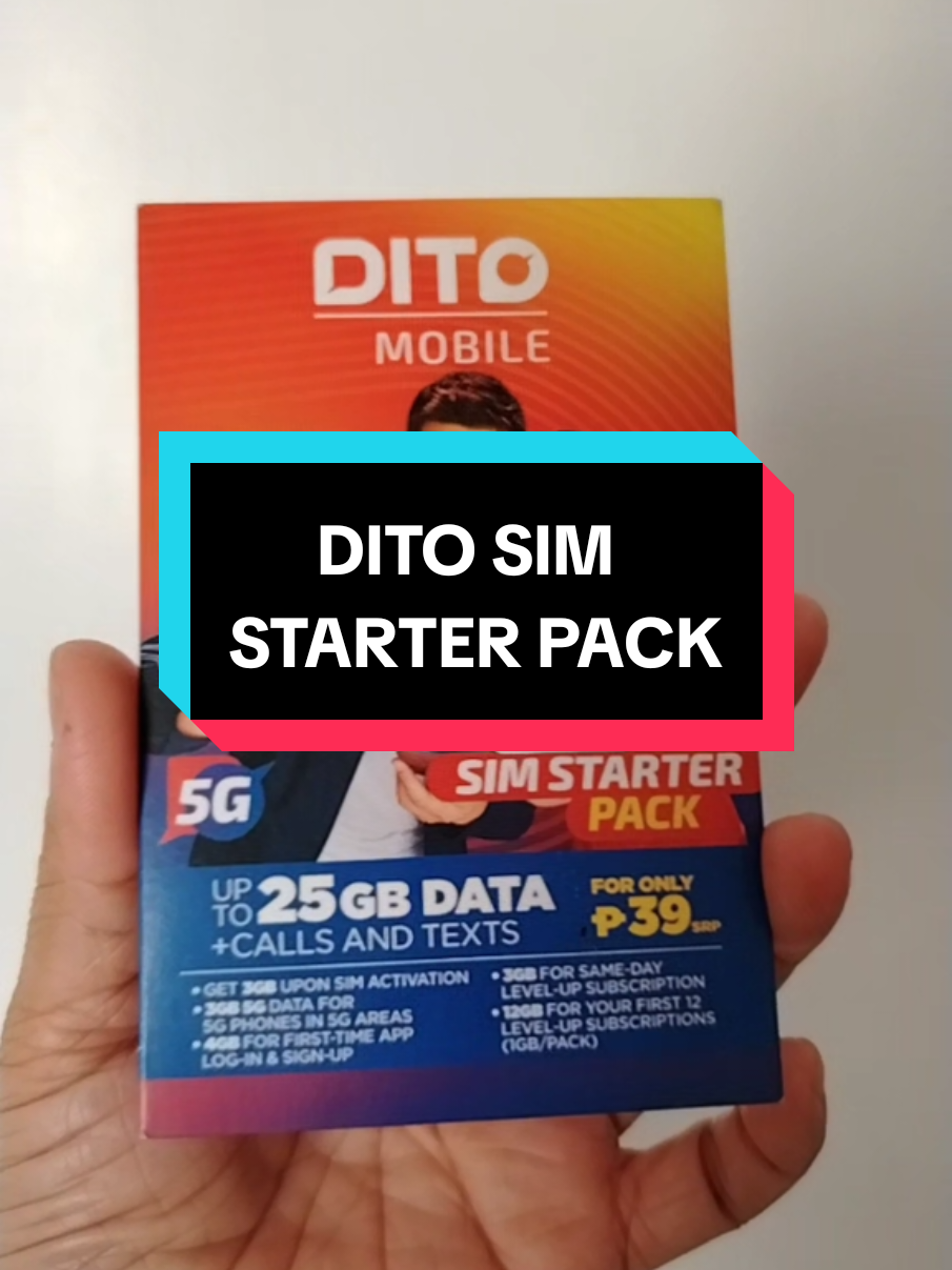 Sign na to para palitan yung sim mo!#ditosim #ditosimstarterpack #dito #sim #simcard #datasim 