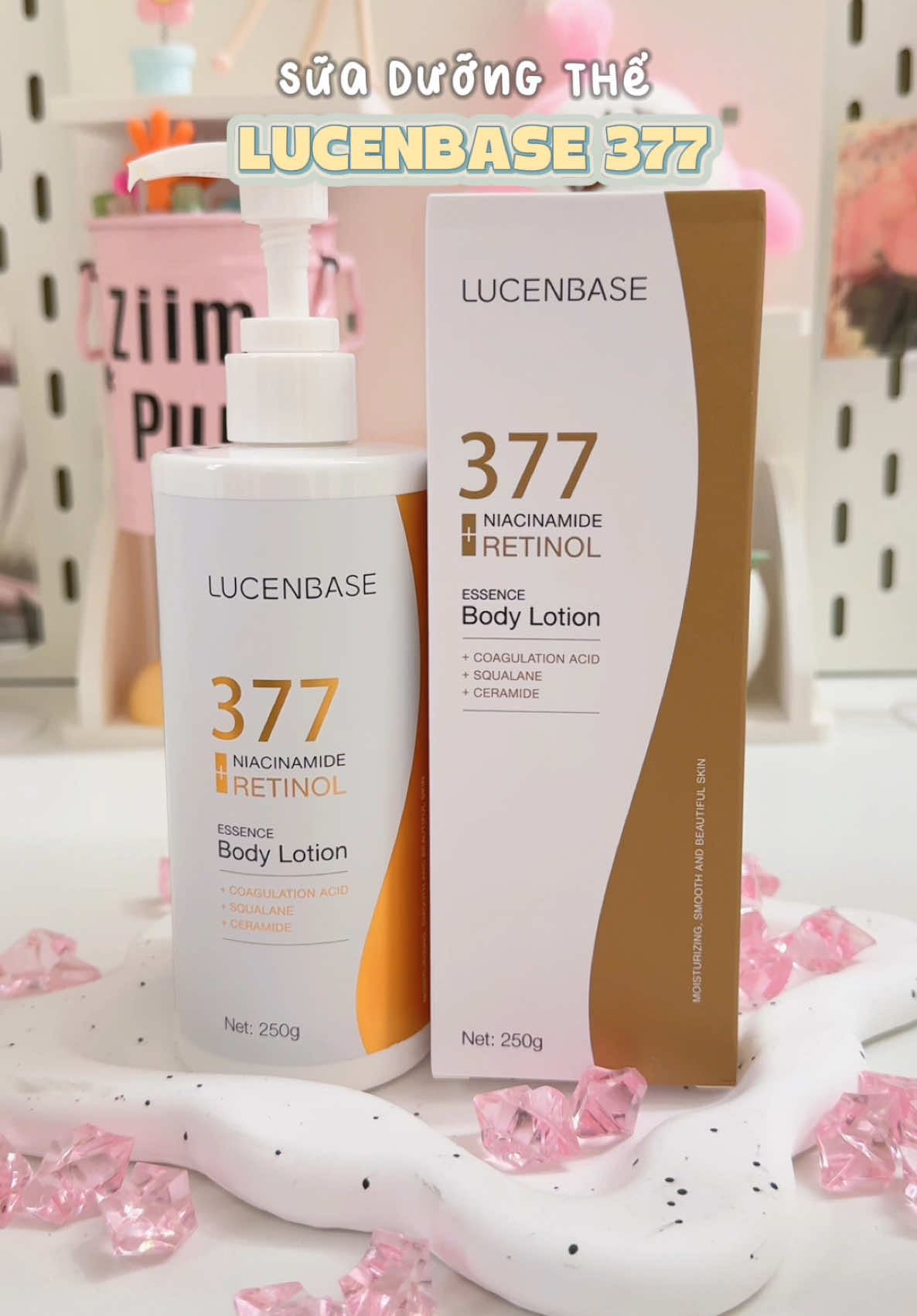 Sữa dưỡng thể Lucenbase 377 #lucenbase #lucenbase377 #suaduongthe #duongdabody #unbox #review #ziimpun #tiktokshop #muataitiktok #muataitiktokshop #fyp #foryou #viral 