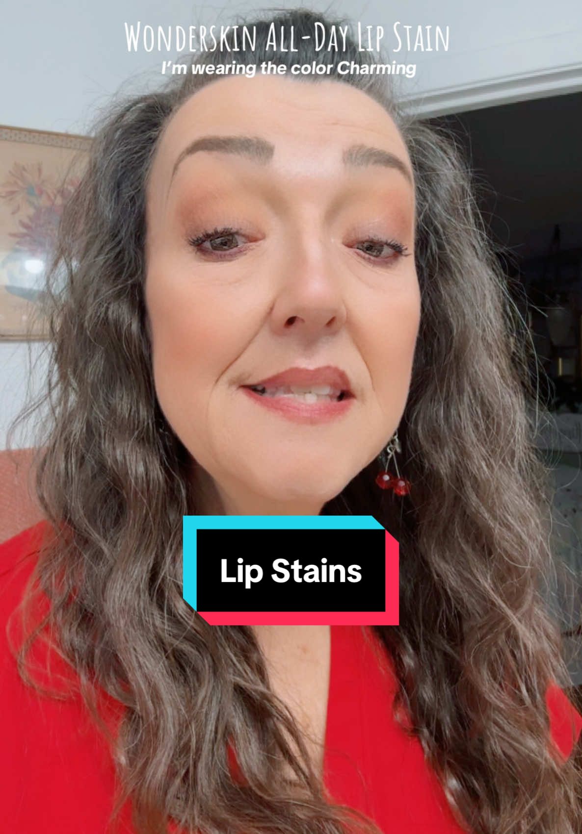 Honest review, I wore this lip stain every day for a week. It stays on for  about 4 to 5 hours. I do recommend and the color is beautiful! I love it! #lipstainviral #lips #makeupover50 #kissable #longlastingmakeup #lipstickreview 