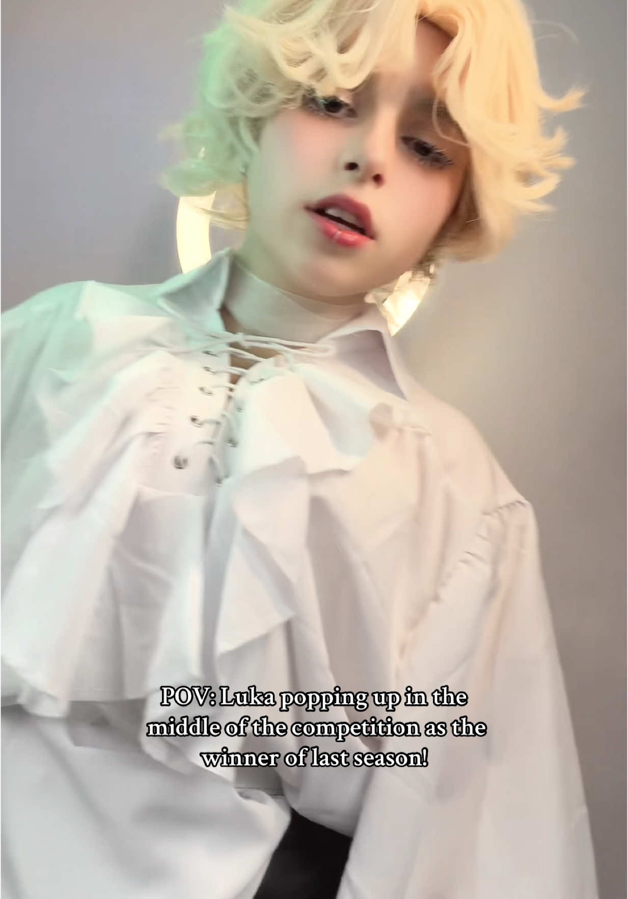 Bro was competing woth kids but i feel bad bc hes forced to! Win or die breh! #gege_cosplays #alienstage #gege_cosplay #lukacosplay #luka #alnst #aliens #gegecosplay  #fyppppppppppppppppppppppp #alienstageluka 
