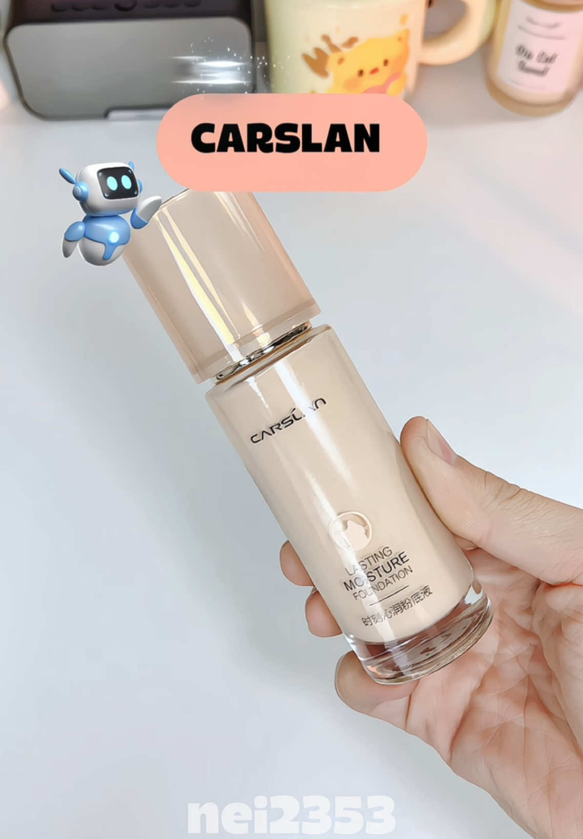 Chân ái kem nền carslan cho da dầu #xuhuong #carslan#kemnencarslanp02#fypage #nei2353 #unboxing #reviewlamdep #LeanOnTikTok #CARSLAN 