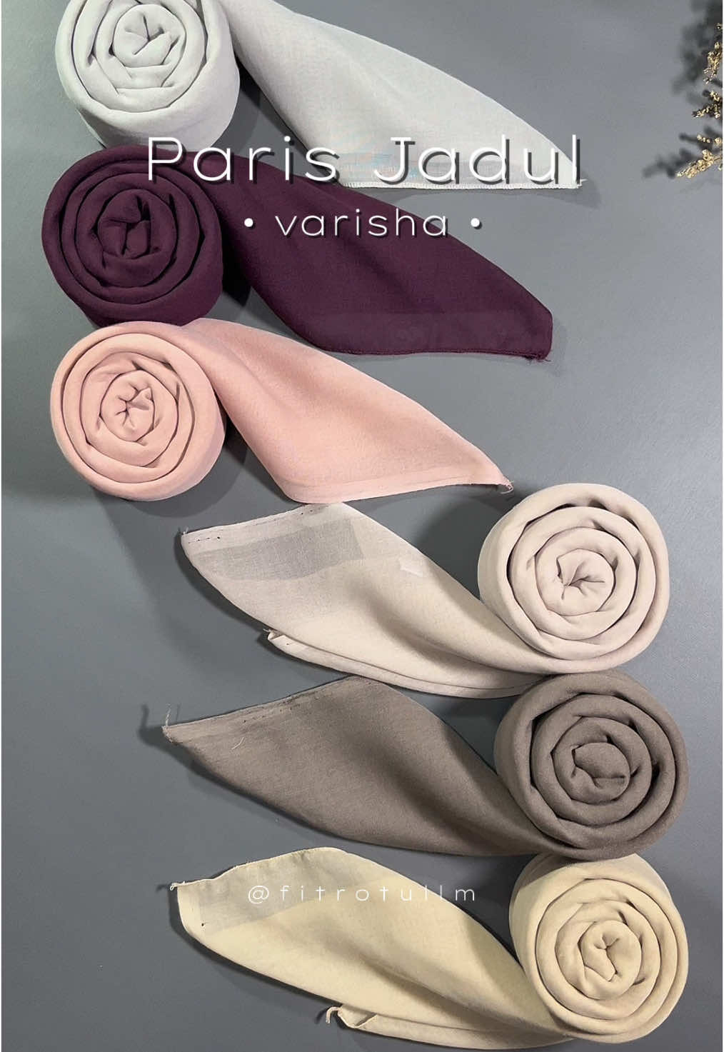 my fav color paris jadul💗 #hijabparisjadul #parisjadul #jilbabparisjadul #jilbab #varisha 