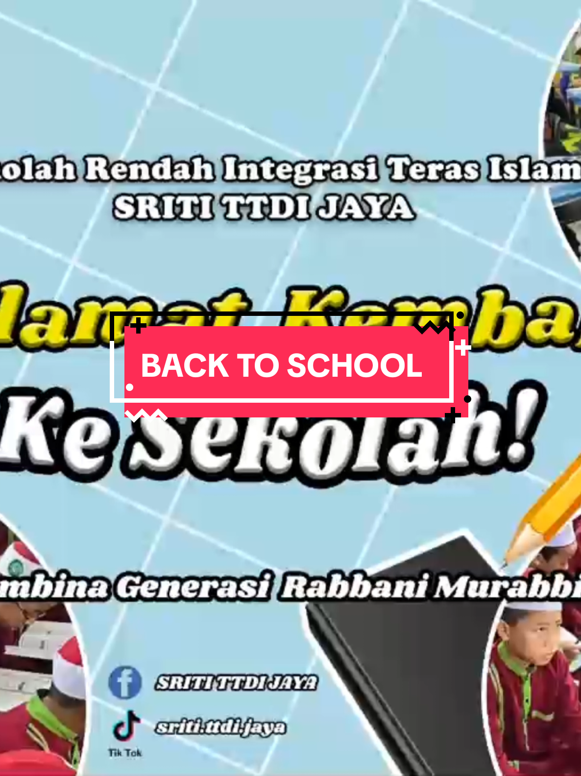 Mesti tak sabar nak pergi sekolah esok kan ? Jom semua terus bersemangat ! 🔥 Jumpa esok ye 😁 #SRITI #sritittdijaya #pesanmemesan #2025 #CapCut 