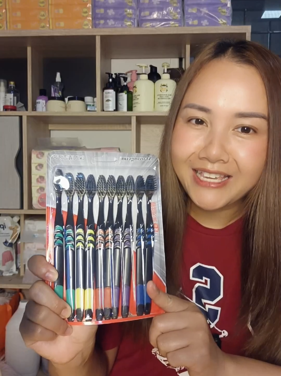 #แปรงสีฟัน #แปรงสีฟันขนนุ่ม #แปรงสีฟันยกแพ็ค #แปรงสีฟันชาโคล #สุขภาพช่องปาก #ฟันขาวสะอาด #ของดีบอกต่อ 