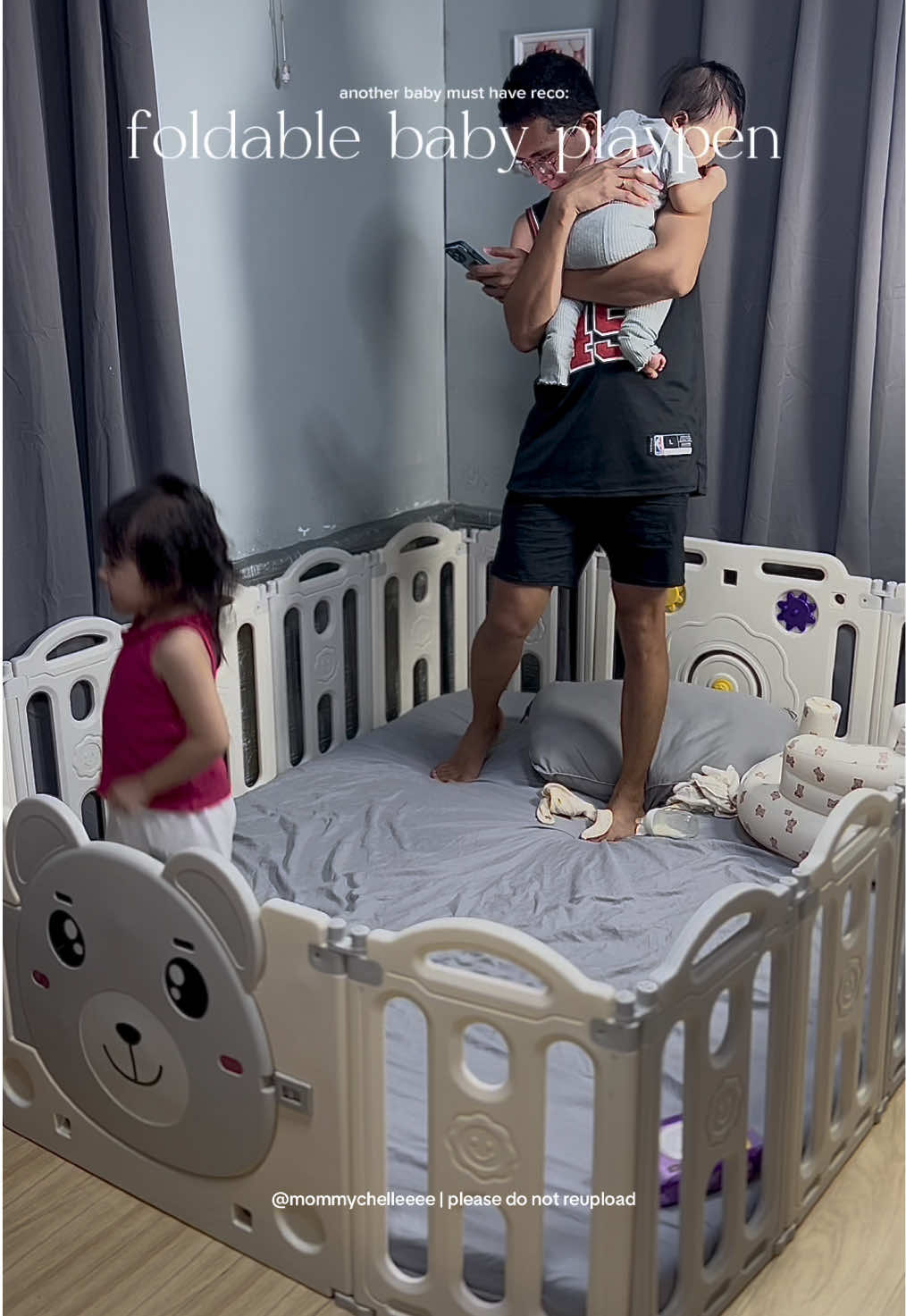Replying to @zxcvbnm high quality foldable playpen for your baby momma 🫶🏻  #fyp #babymusthaves #babyplaypen #playpen #foldableplaypen #babyneeds 