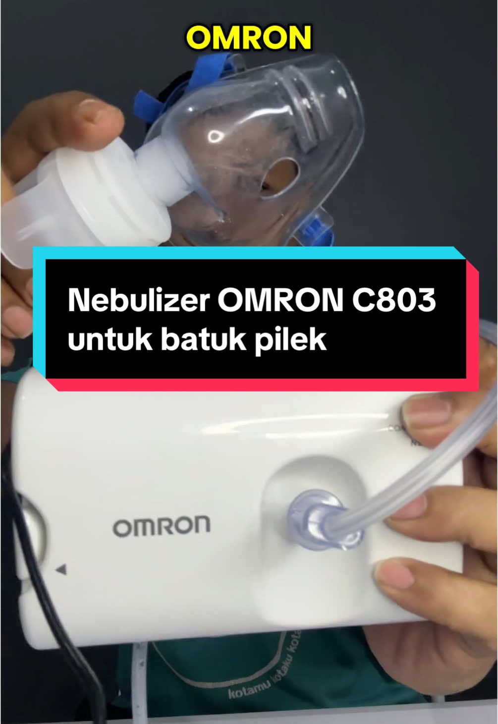 Nebulizer OMRON NE C803 untuk penguapan Batuk Pilek Asma Pneumonia pada anak dan orang dewasa #nebulizer #omron #asma #batuk #pilek #pneumonia #bronco #penguapan #bapil 