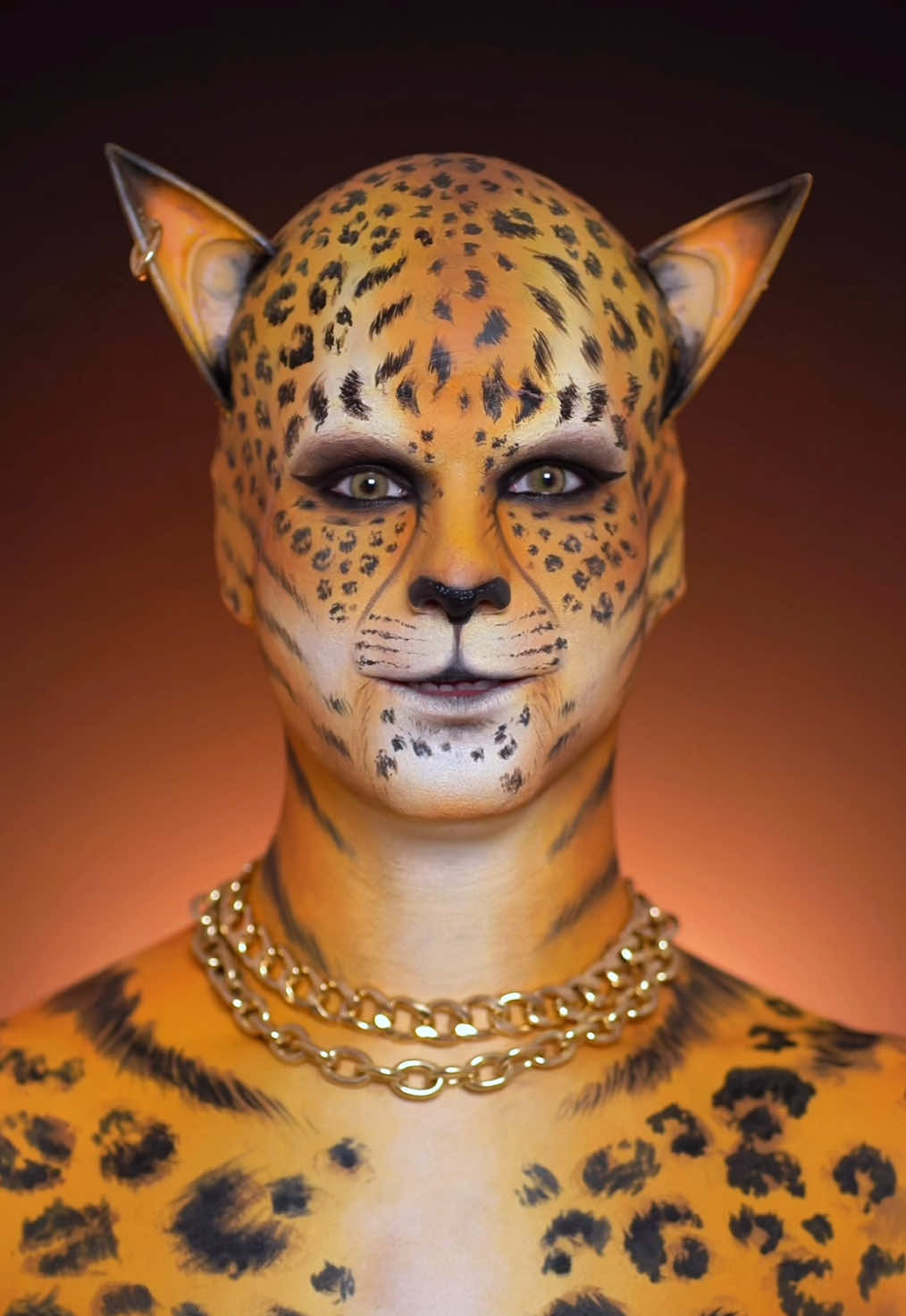 מדריך איפור נמר מחרפןןןן 🐆💋  כל המוצרים שהשתמשתי בהם בסרטון של @Sacara  בשיתוף ממומן עם סקארה