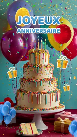 Joyeux anniversaire ! 🥳🎂 #joyeuxanniversaire #anniversaire #gateauanniversaire #happybirthday #surprise #birthdaysong #cadeauanniversaire 