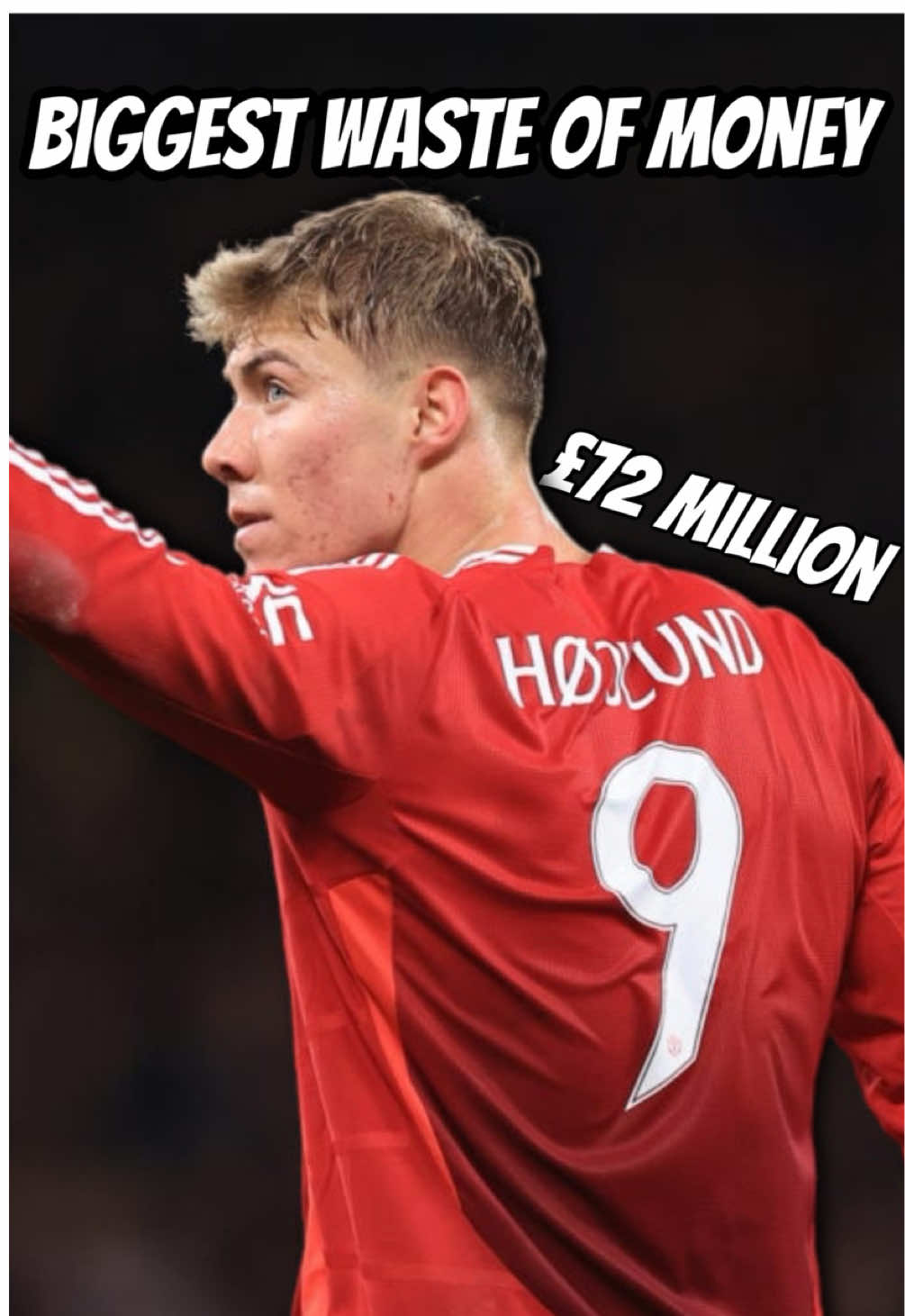 Rasmus Hojlund is the BIGGEST WASTE OF MONEY there has EVER been❌#rasmushojlund #hojlund #manchesterunited #mufc #manunited #sdpeasyyt  