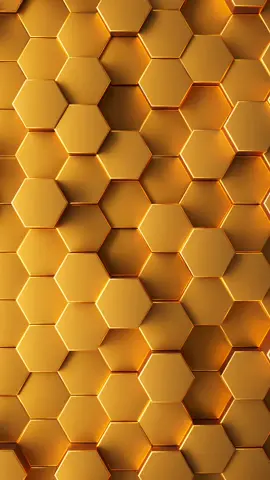 Animated abstract background of golden hexagon 3d rendering #creatorsearchinsights #background #3d #8kwallpaper #animatedvideo #viralvideos #wallpappers #fonddecran#unitedontiktok 