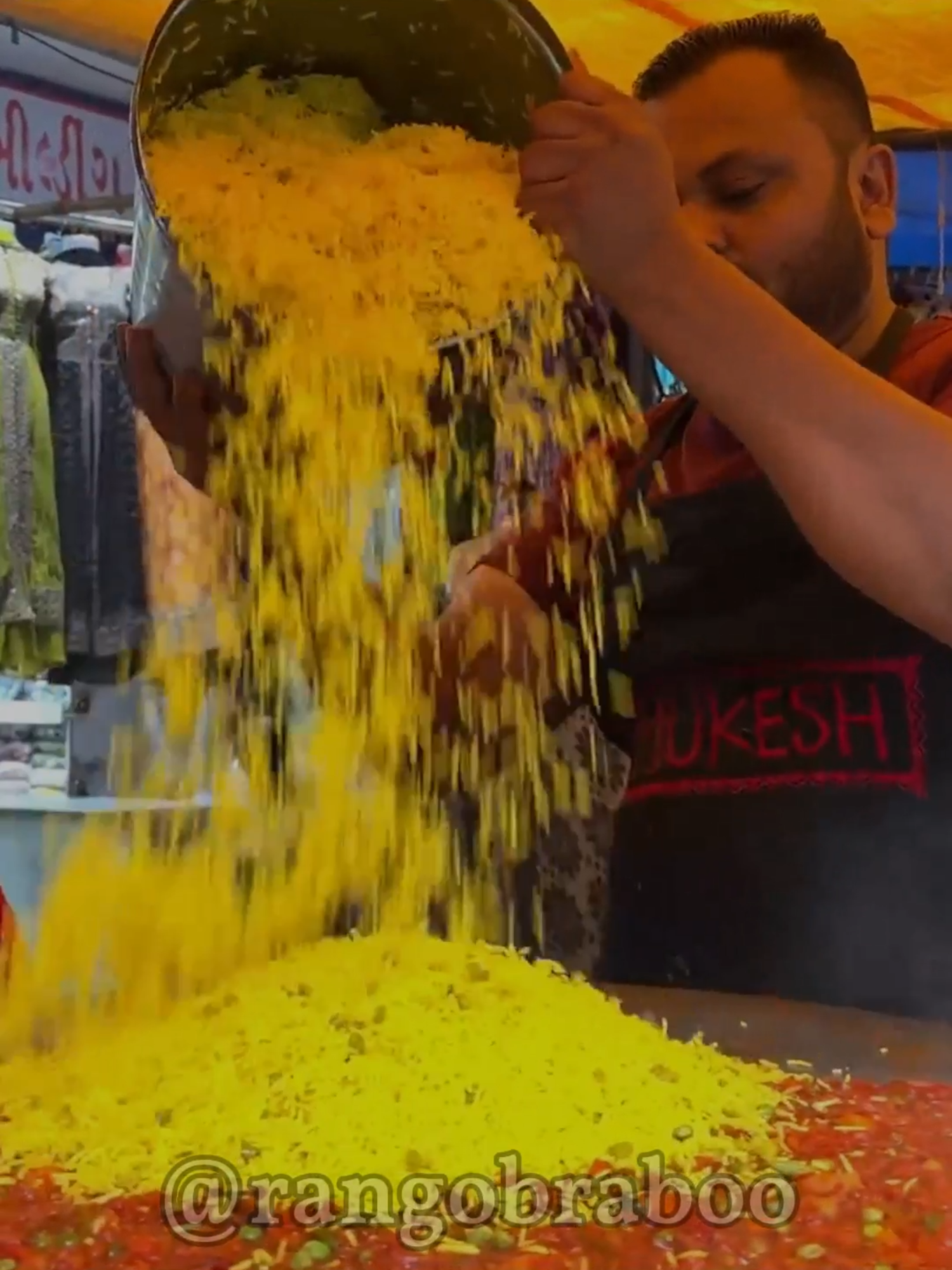 Arroz carniceiro radioativo #rangobraboo #streetfood #indianfood #comidaindiana #memesbr