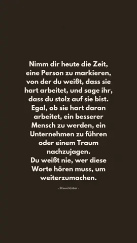 Markiere jemanden, der das hören muss! ❤️👇 Manchmal brauchen wir nur ein paar Worte der Ermutigung, um weiterzumachen. Jeder kämpft seinen eigenen Kampf, und oft wissen wir nicht, wie sehr kleine Gesten helfen können 🙏