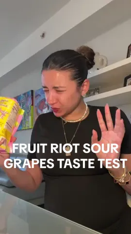 Have you tried these? 😵‍💫 they’re actually so sour!! #sour #foodreviews #pregnancysnack #dayinmylife #tastetest #sourcandy #soursweets #fruitriot  #pregnancycraving #tastetesting #viral #trending    