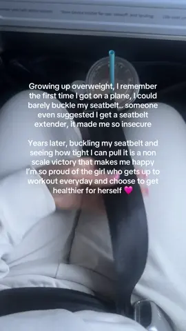 It’s the little things 🥹 #airplane #weightloss #nonscalevictory 