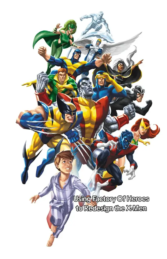 #marvel  #marvelcomics  #marvelstudios  #xmen #nightcrawler #cyclops #angel #phoenix #wolverine #storm #sunspot #superhero #redesign 