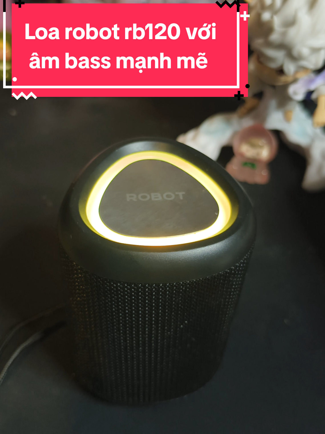 Loa robot rb120  âm bass mạnh mẽ cộng với thiết kế nhỏ gọn #loabluetooth #loabluetoothmini #loabluetoothgiare #loarobot #rb120 