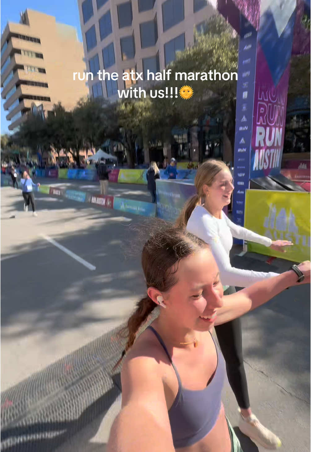 can you tell we hit a wall at 8 #fyp #austin #atx #austinmarathon #halfmarathon #Running 