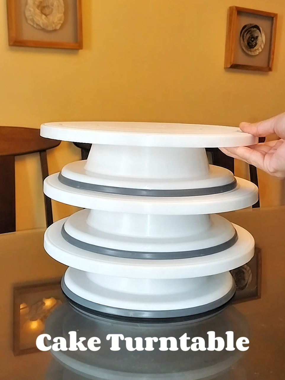 Cake Turntable 🎂 #caketurntable  #cakedecorating  #cake  #cakeplate 
