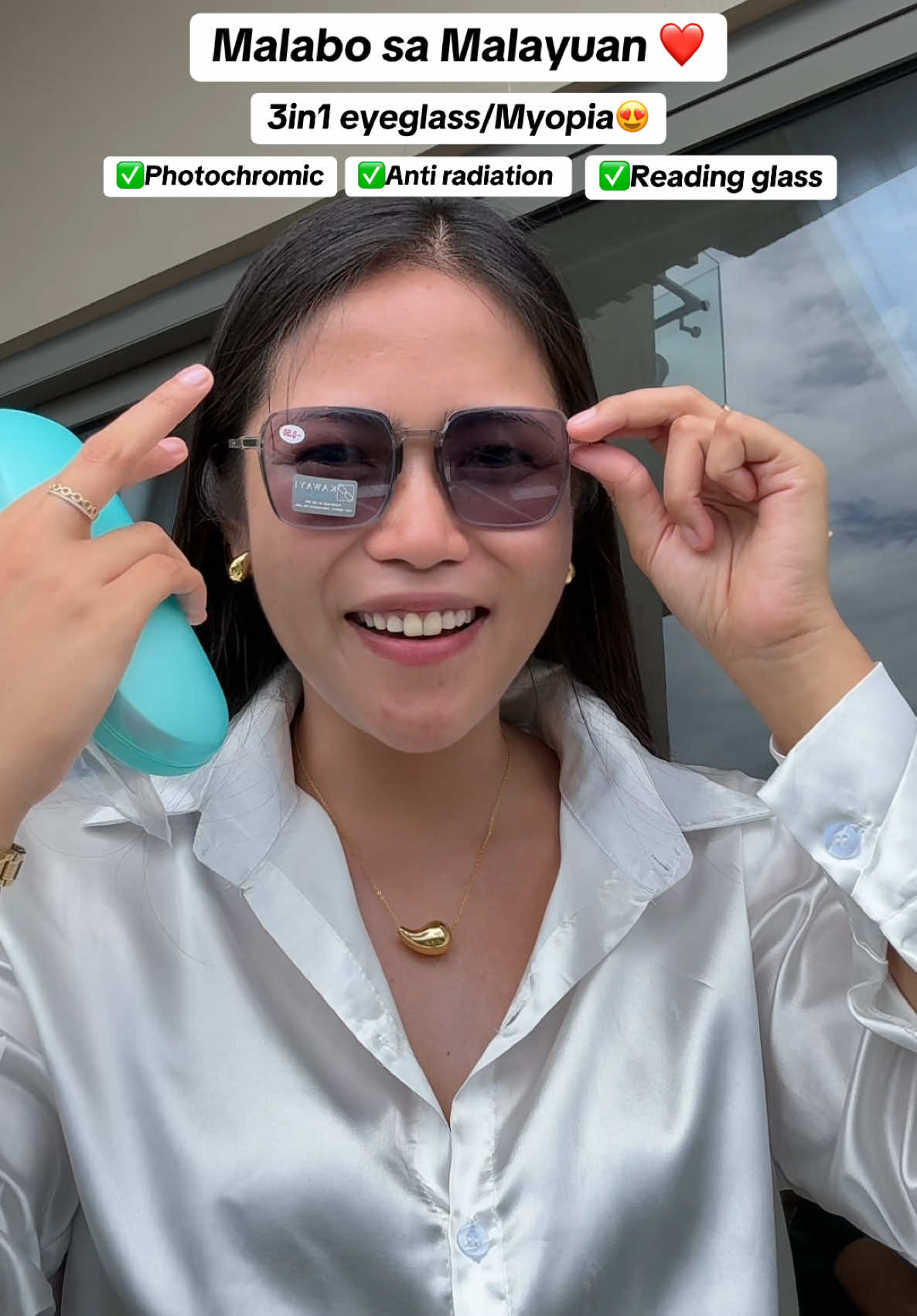 Myopia or Nearsighted Malabo sa Malayuan eyeglass with Photochromic and Anti radiation eyeglasses 😍👍 #myopia #nearsighted #eyeglasses #photochromic #photochromiceyeglass #antirad #antiradiationglass #eyeglassesfashion #fashiontiktok 