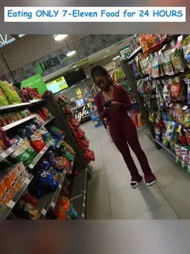 Eating ONLY 7-Eleven Food for 24 HOURS#fyp #fouryou #MAN #GIRLFRIEND