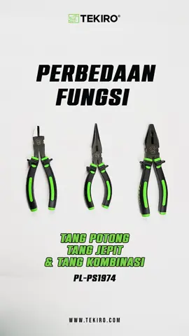 Halo Sobat Tekiro! Tau gak sih bedanya tang potong, tang lancip, dan tang kombinasi? Yuk, kita bahas! #tekiro #tekirotools #alattukang #tang #tangpotong #DIY #perkakas #mudah #tools #kabel #perkakasterbaik #perkakasterpercaya #perkakasbengkel #perkakasotomotif #handtoolsterbaik #perbedaantang 