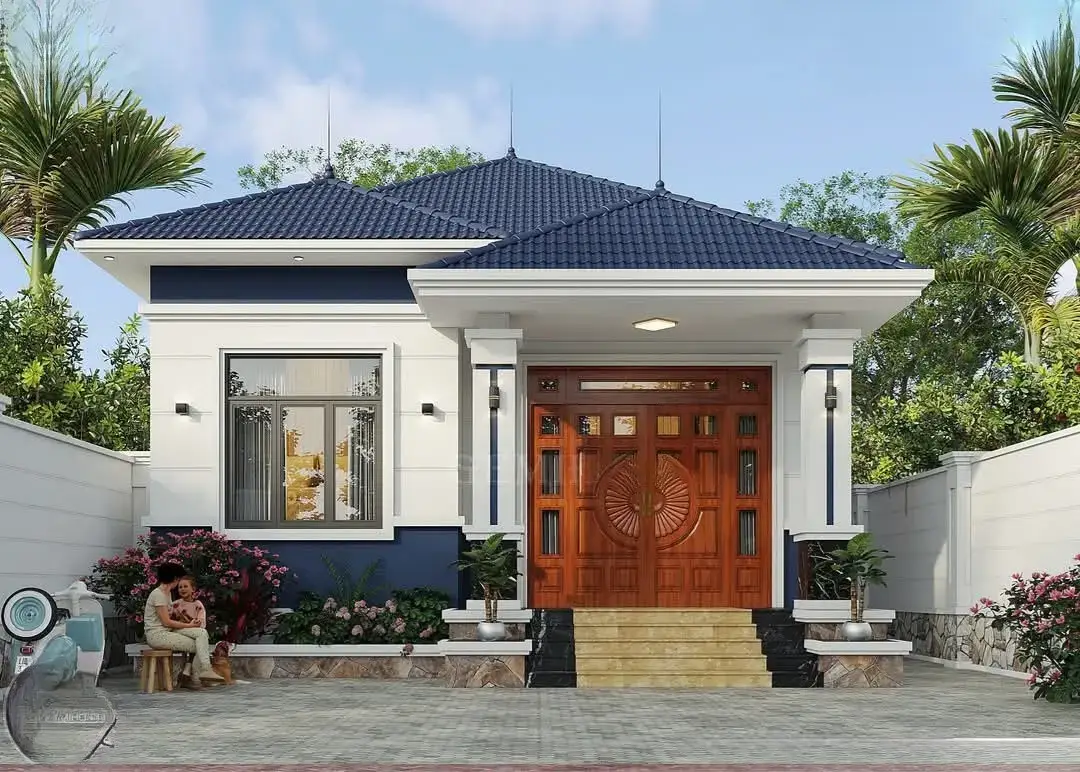 Mẫu Nhà Tham Khảo . Với kiến trúc mở và thông thoáng, nhà cấp 4 mái Nhật mang đến không gian sống rộng rãi, thoải mái, tối ưu hóa sự thông gió tự nhiên, giúp ngôi nhà luôn mát mẻ, dễ chịu. Bên cạnh đó, thiết kế nhà mái Nhật thường được kết hợp với sân vườn xanh mát, tạo nên sự cân bằng hoàn hảo giữa không gian sống và thiên nhiên xung quanh. Cảnh quan sân vườn được chăm chút kỹ lưỡng với cây xanh, hồ nước, và các lối đi bằng đá, mang lại cảm giác bình yên, gần gũi và thư giãn. #xaydung #longan_62 #nhacap4hiendai #thicongtrongoi #xuhuong #nhadepmientay #thietkenhadep #xaynhatrongoi #nhadep #xaynhadep #nhamainhat @Thiết Kế Nhà Đẹp 