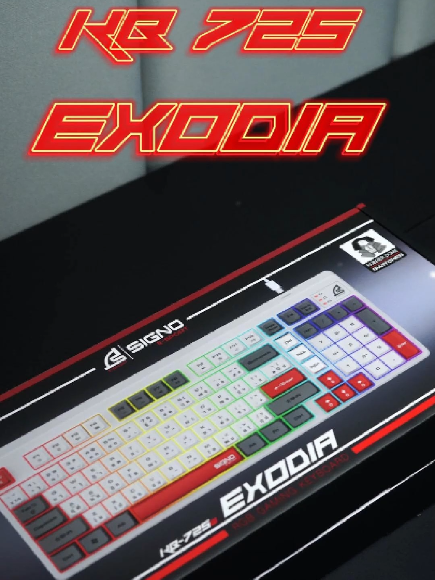 คีย์บอร์ดเกมมิ่ง 96% เสียงเงียบ ในงบ 3xx.- บาท #signo #kb-725 #exodia #คีย์บอร์ดเกมมิ่ง #คียบอร์ดเสียงเงียบ #คีย์บอร์ดราคาหลักร้อย #คีย์บอร์ดสวยๆมีไฟ #คีย์บอร์ดงบ300 #คีย์บอร์ดเล่นเกม