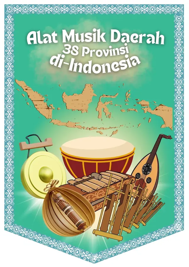 Umbul-umbul alat musik daerah dari 38 provinsi di-Indonesia. Satu alat musik yang ditampilkan mewakili satu dari beberapa jenis alat musik yang terdapat pada provinsi masing-masing. VT ini hanya bisa memuat 35 slide, selengkapnya silakan klik lynk dibio profil👆🏻#umbul #umbulumbul #alatmusik #alatmusiktradisional #alatmusikdaerah #38provinsi #indonesia #indonesia🇮🇩 #pengetahuan #budaya #budayaindonesia #kekayaanindonesia #elfiindriani #hiasandinding #knowledge 