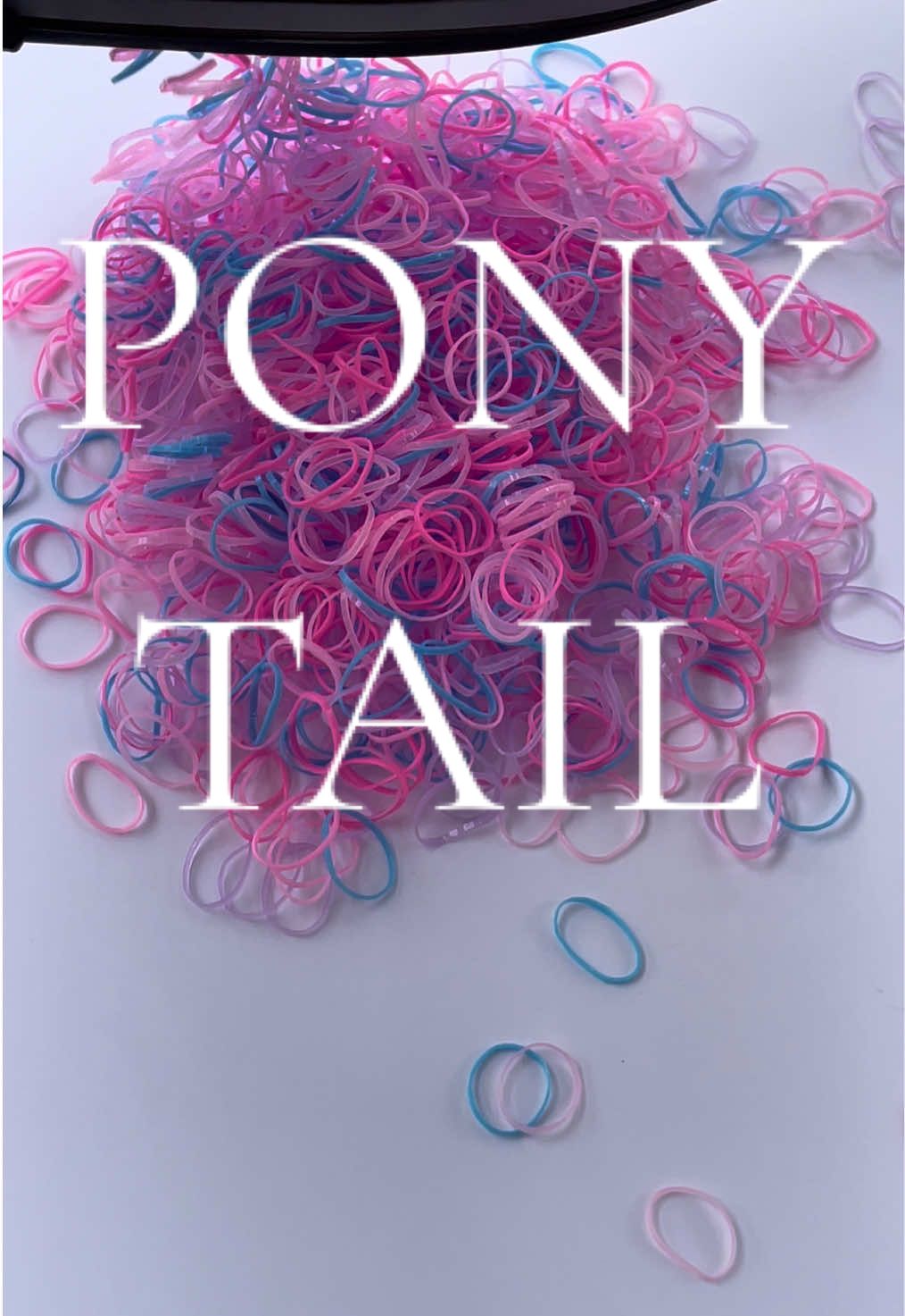 1000pcs Colorful Disposable Elastic Rubber Band. Get yours now! #rubberband #ponytail #kidsaccessories #sanrio 