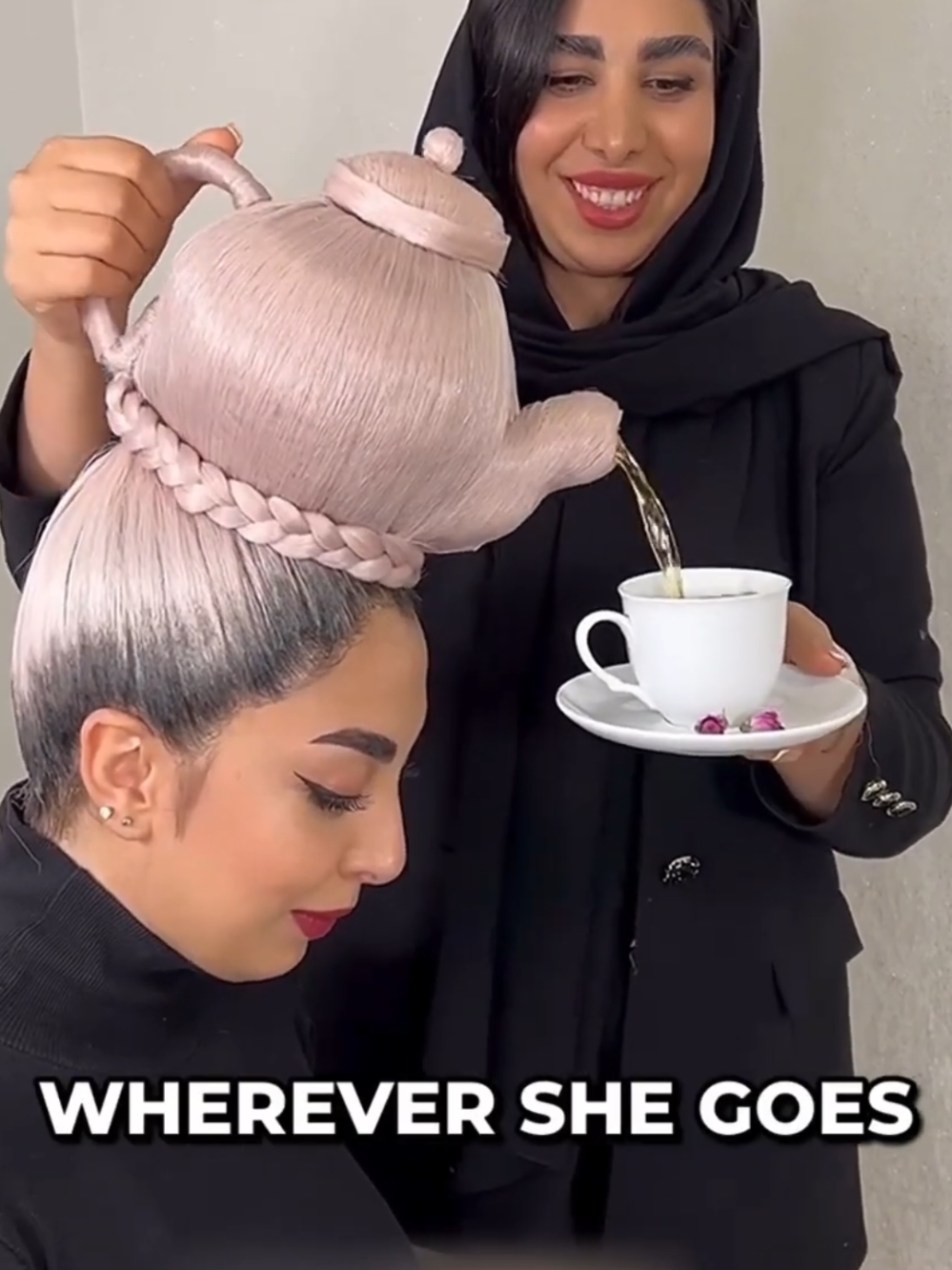 this women has a crazy hier style  #hier #style #women #crazy #crazygirl #amazingvideo #knowledge #trendingvideo 