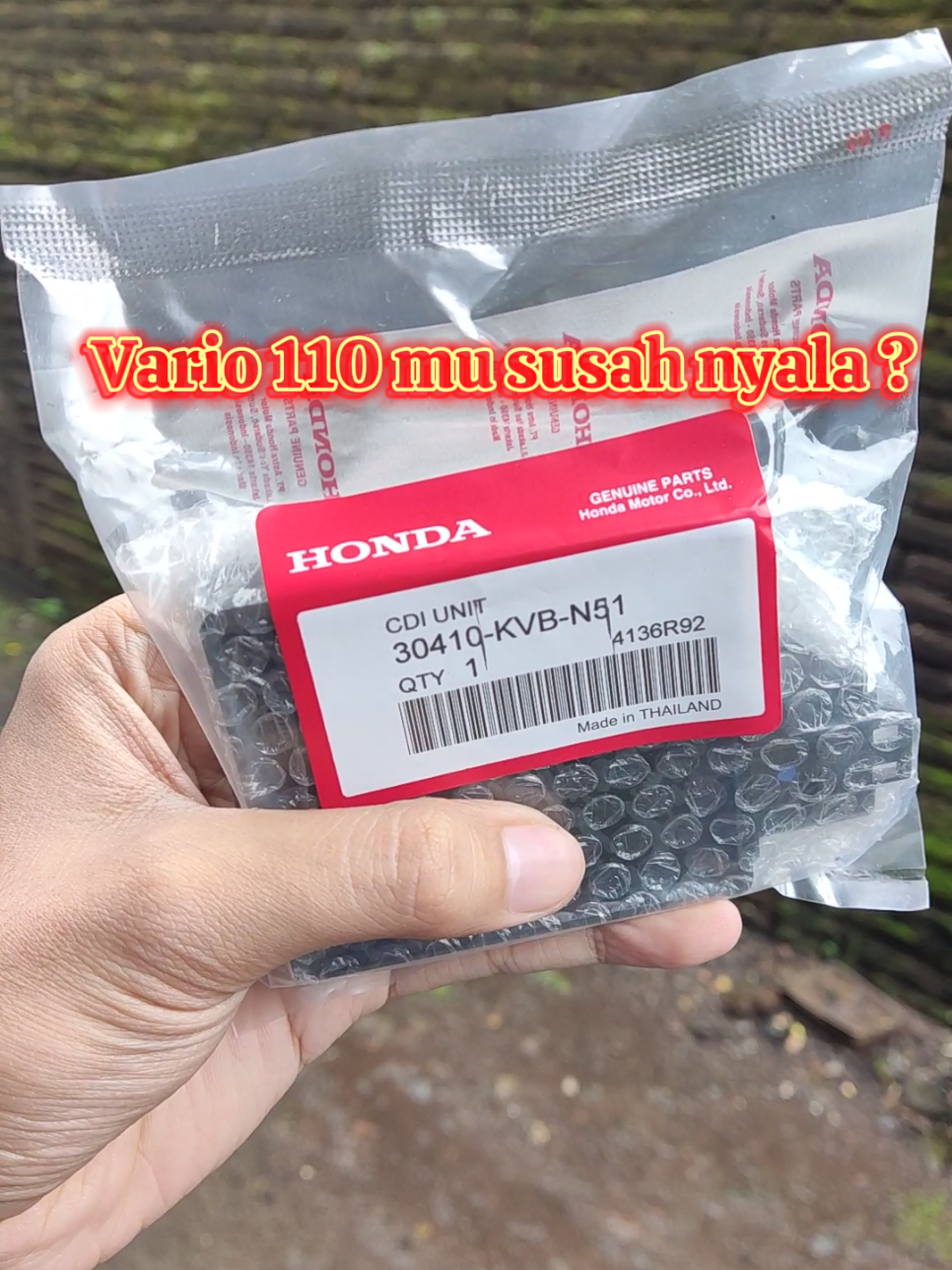 CDI vario 110 lama, vario techno CBS 110 karbu (CDI KARBU) #cdi #cdivario110 #cdivario110dualbandpower #cdivario110karbu #variomodifthailandhitam #cdivario110original #cdivario110thailand 
