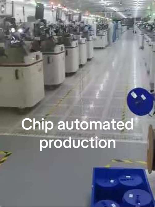 Factory real shot | Chip factory automation production #shenzhenshenming #chip #semiconductor #China #fyp #fortoupage 
