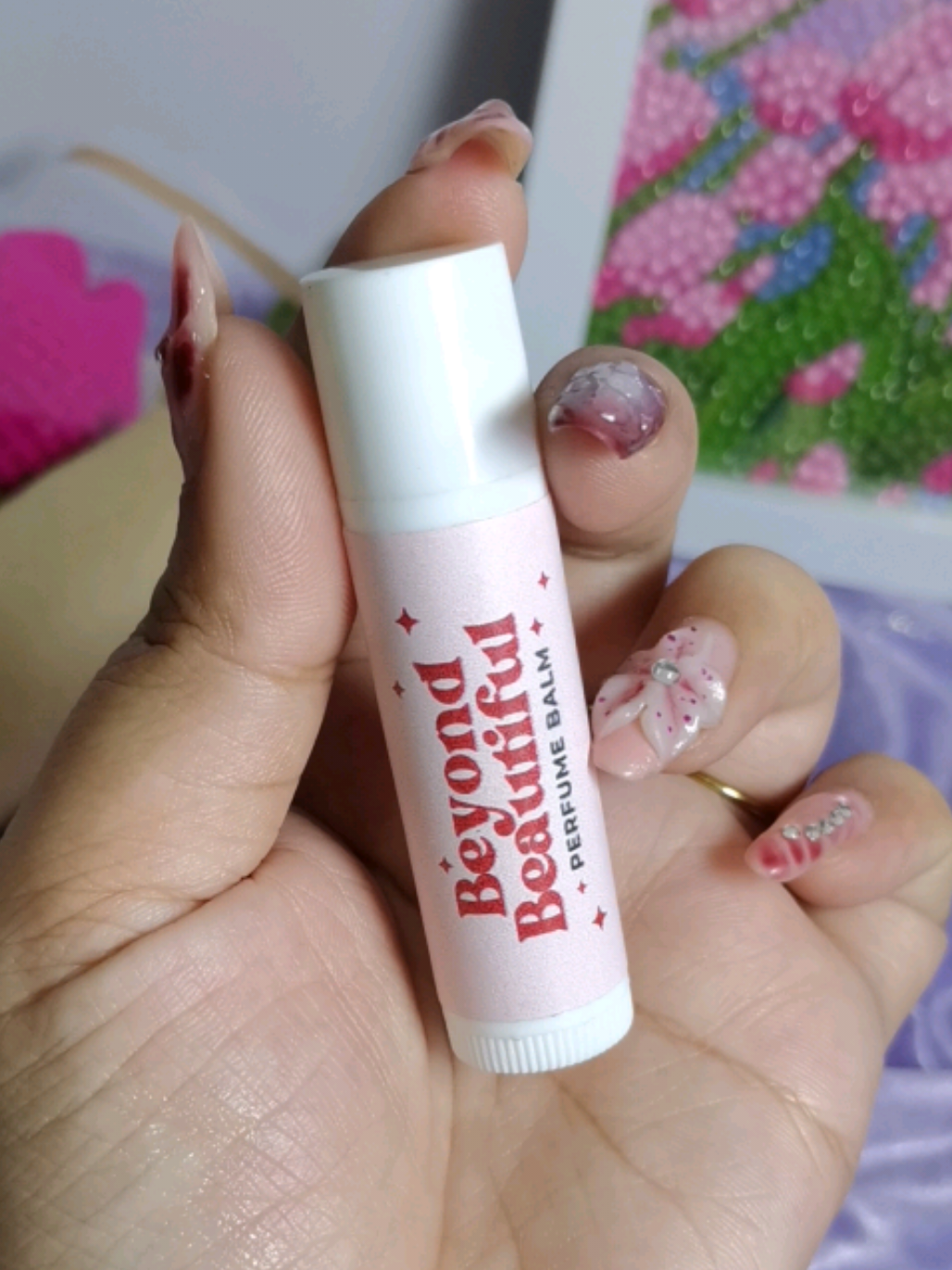 Replying to @skibidi_sopia meow and cloud has a hint of sweet vanilla scent. 😍 29 php lang 'to besties! long lasting and super bango pa. #beyondbeautiful #perfumebalm #perfume #oilbasedperfume #vanillascent 