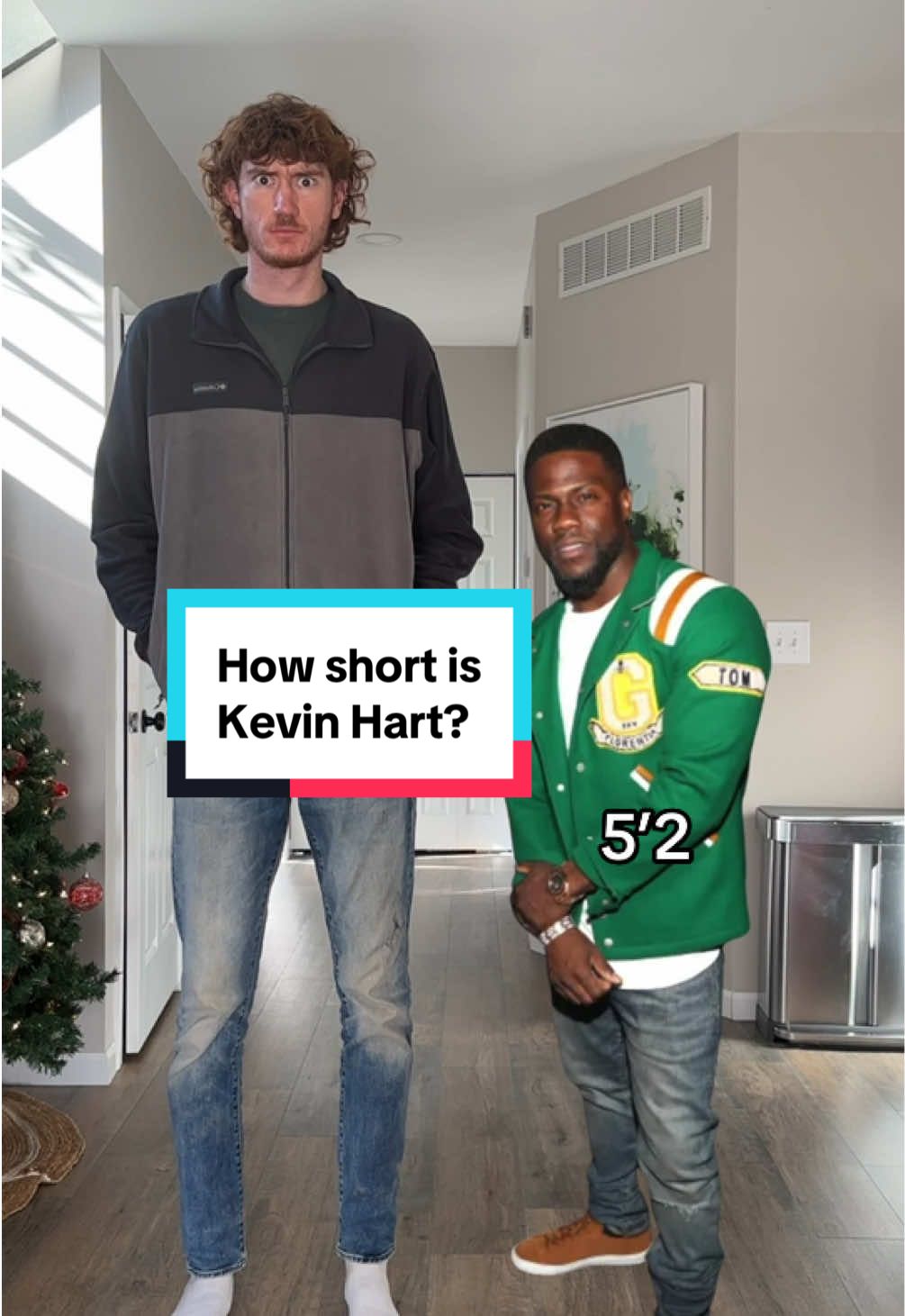 How tall is Kevin Hart #tall #short 