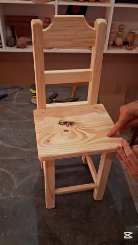 cadeira de madeira fácil de fazer #criatividade #satysfying #woodworking 