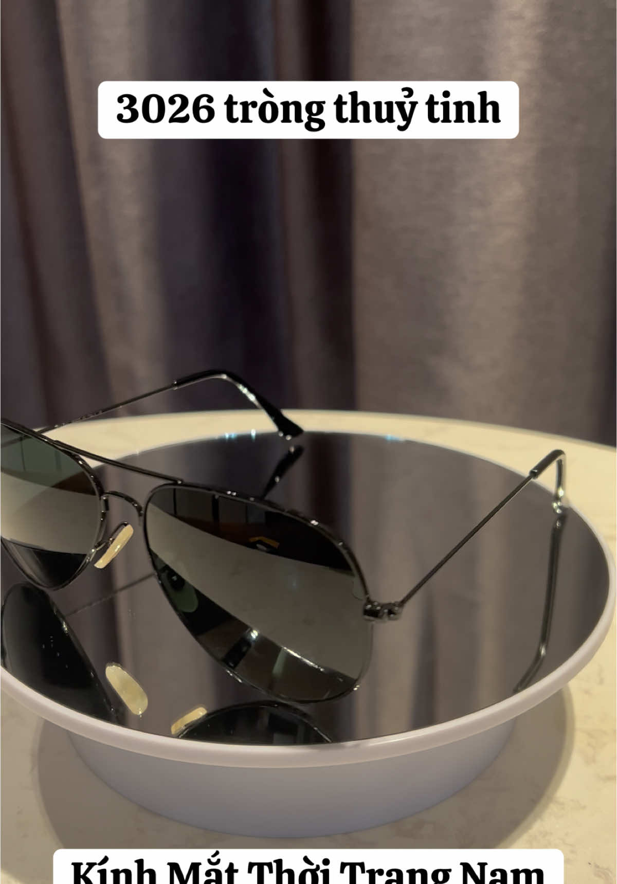Kính Nam Tròng Thuỷ Tinh #kinhram #kinhmatthoitrangnam  #kinhnam #xuhuong 