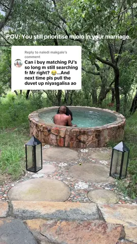 Replying to @naledi makgale Kumnandi emshadwen, don't let them lie to you!#bushgetaway #getaway #romantic #farmstay #hiddengems #bushescape #southafricatiktok #marriedlife #minivlog #sama28 #fypp 