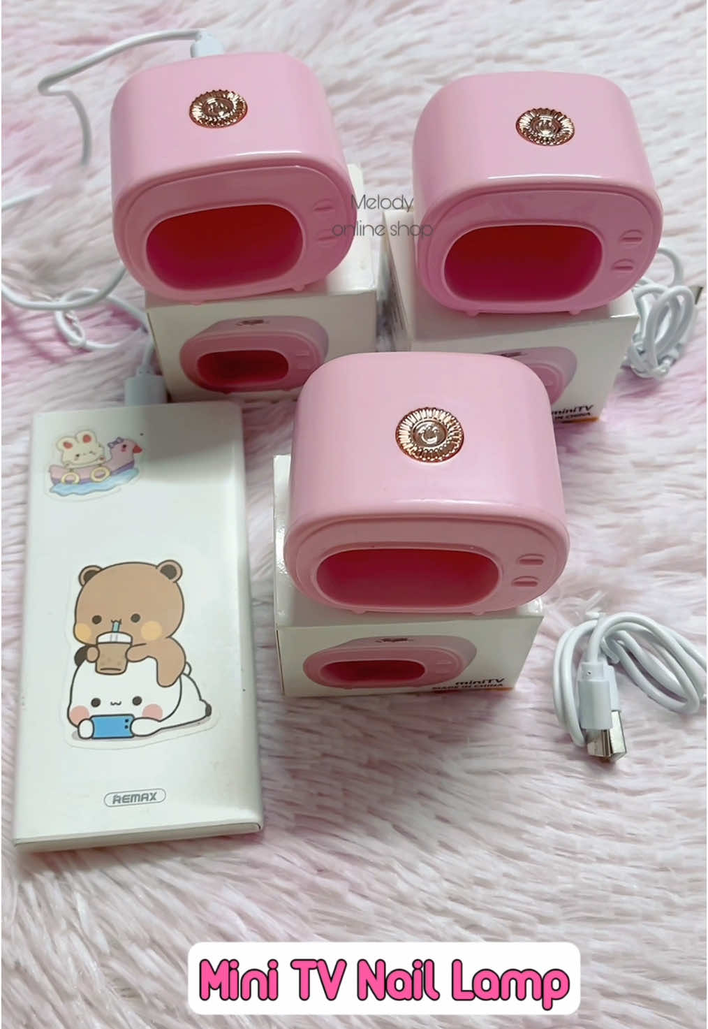 📺 16W mini TV nail lamp ပြန်ရပါပြီ #nails #unboxing #tutorial #Vlog #gelnails #onlineshopping #melody #tiktok #foryou #nailart #instock #nailaccessories 