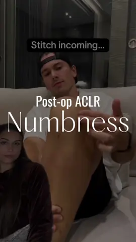 #stitch with @Toby Clements | Online Coach  Post-op ACL reconstruction numbness #aclrecovery #acl #aclrehab #physicaltherapy 