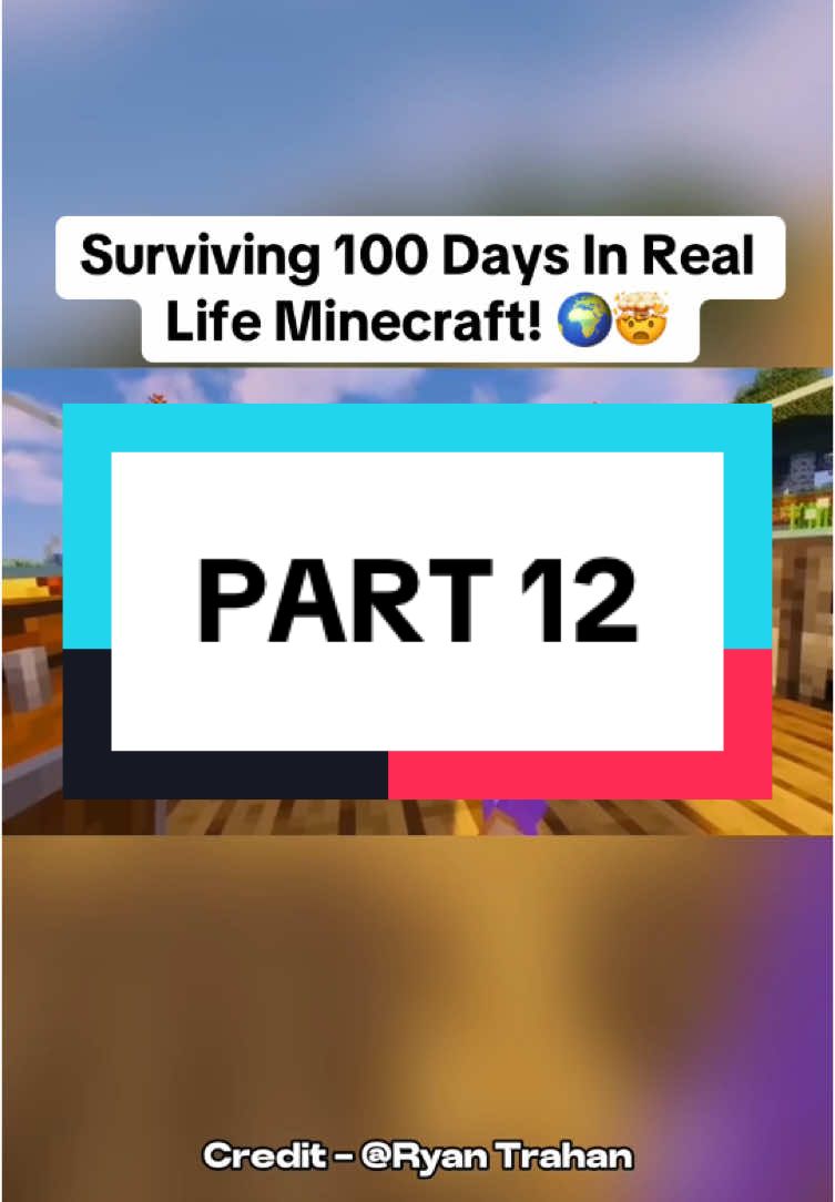 Surviving 100 Days In Real Life Minecraft | Part 12 #entertaining #longformvideo #entertainment #highquality 