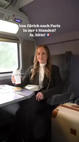 Kein Stress, kein Umsteigen, einfach einsteigen und entspannen. @tgvlyria bringt dich in nur 4 Stunden von Zürich direkt ins Herz von Paris - ohne Flughafenchaos! 🚅🇫🇷 Geniesse bequeme Sitze, kostenloses WLAN und erstklassiges Essen an deinem Platz. Ich habe meine Reise geliebt - und ihr? Würdet ihr lieber fliegen oder so entspannt reisen? Kein Check-in, kein Warten, einfach pure Entspannung. Einmal TGV Lyria, immer TGV Lyria! ❤️ #TGVLyria #travel #ZürichParis #Reisen #Bahn
