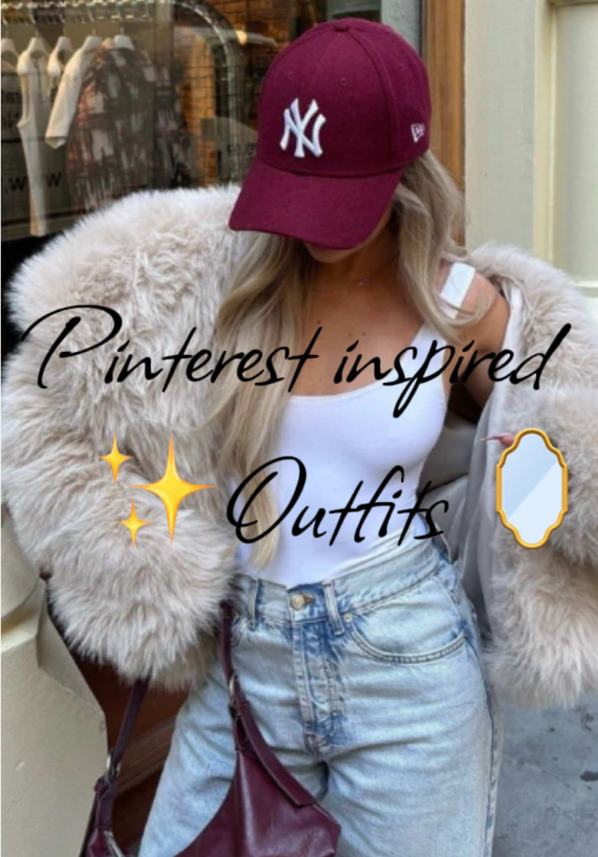 ✨Pinterest inspired Outfits 🪞 . , @pinterest  #pinterestoutfit #pinterestaesthetic #pinterest #yankeeshat #zarajeans #yankeesbaseball #fashiontiktok #outfitinspo 