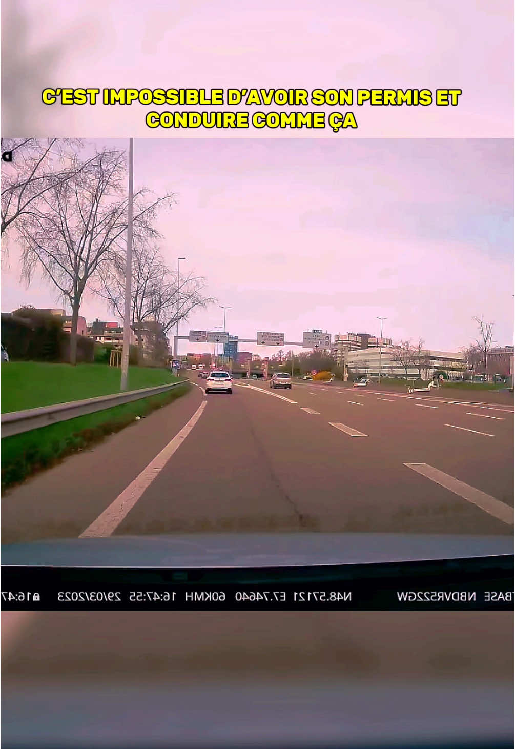 C’est du n’importe quoi leur conduite !! #route #voiture #france #dashcam 